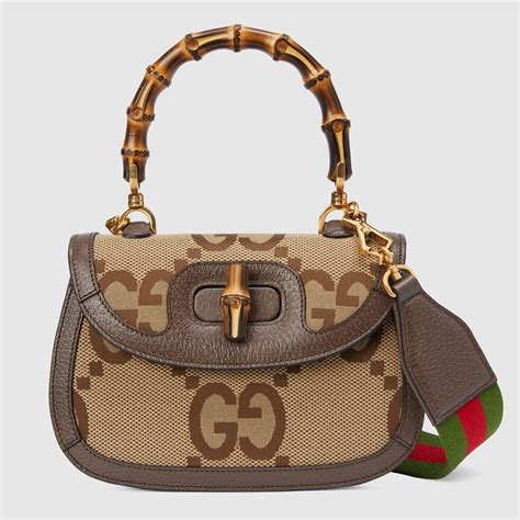 the bamboo bag gucci|gucci bamboo bag harper's.